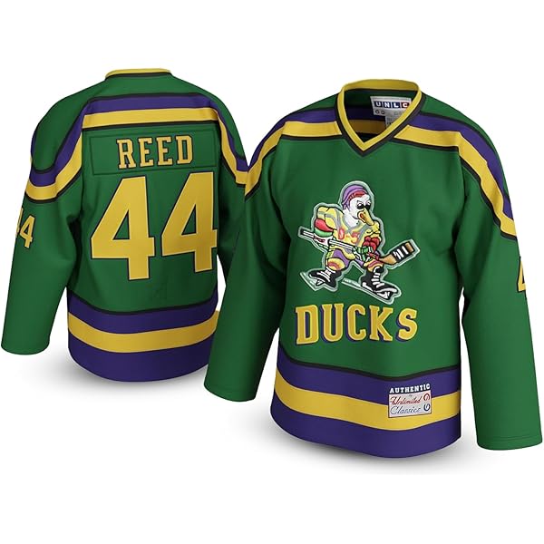 Amazon.com: UNLC Youth Gordon Bombay #66 Mighty Ducks Hockey